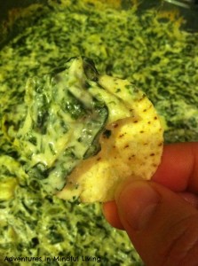 Jeremy’s Spinach and Artichoke Dip @ Adventures in Mindful Living 