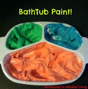 bathtub paint @Adventuresin Mindful Living