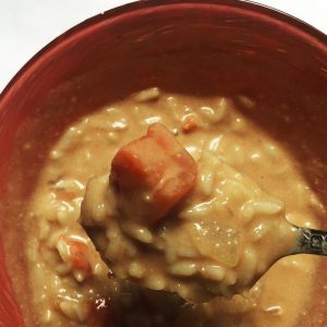 "Cheesy" Tomato and Rice Soup Recipe. For those days you want something cheesy and filling but you don't want all the calories and cholesterol that comes along with regular cheese. Click here to see how easy this soup is to make!