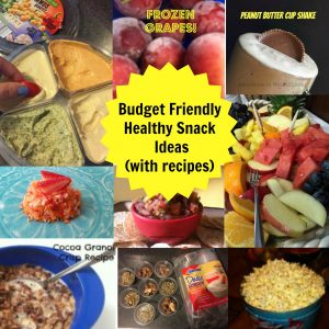 Budget Friendly Healthy Snack Ideas (with recipes) 