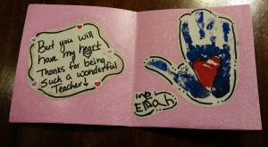 This is a cute Valentine for teachers that is easy to make and not the typical one they get! Show your kids favorite teacher how special they are!