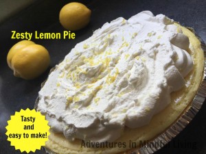 Zesty Lemon Pie! This is sooo delicious and very easy to make! 