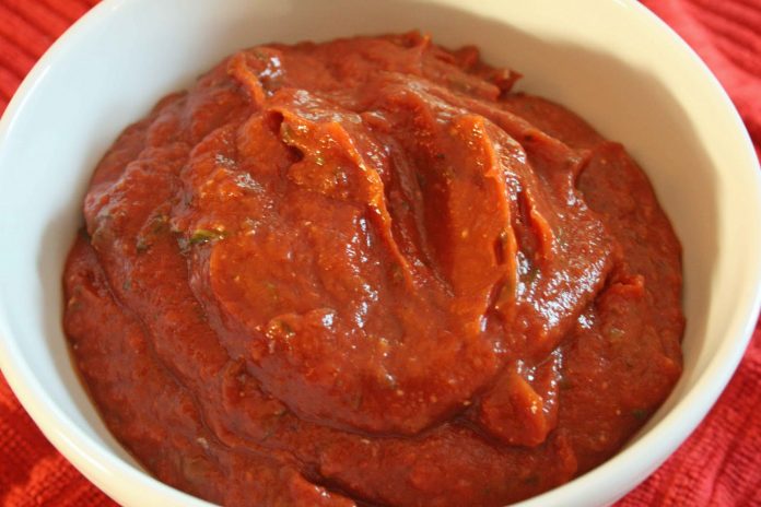 Healthy pizza sauce