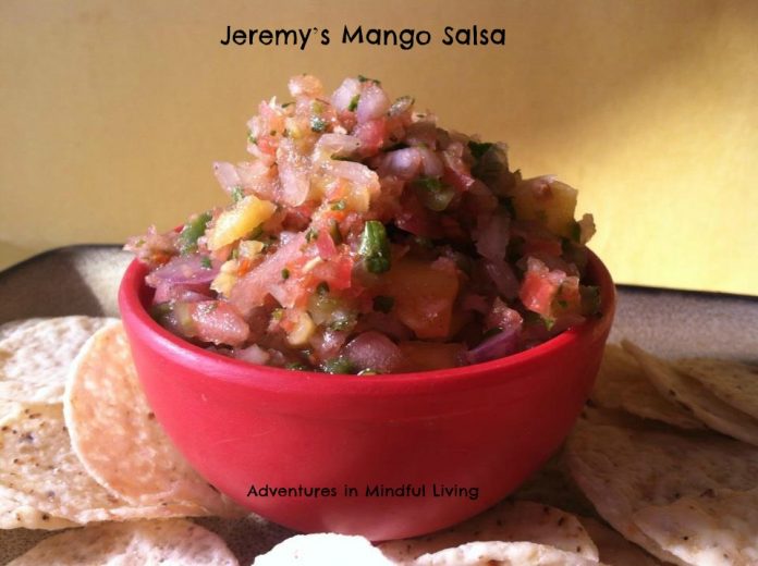 Jeremy’s Mango Salsa @ Adventures in Mindful Living