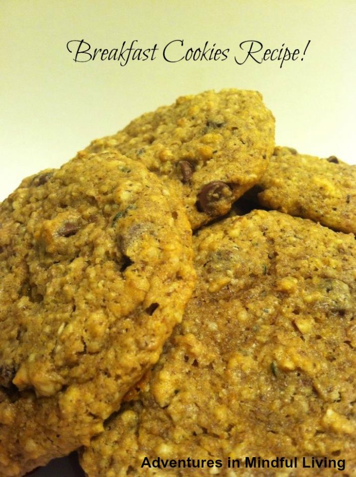 Easy and Yummy Breakfast Cookies! These are my kids favorite breakfast and mine too because they are so easy to make up ahead of time! These are also packed full of some really great nutrients!