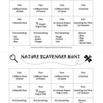 Nature Scavenger Hunt free printable. Are you looking for way to enjoy the outdoors with your kiddos? Come check this out!